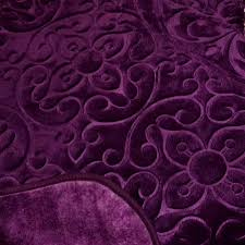 تصویر 2 از پتو گلبافت بنفش رنگ ثابت و ماندگار پس از شستشو